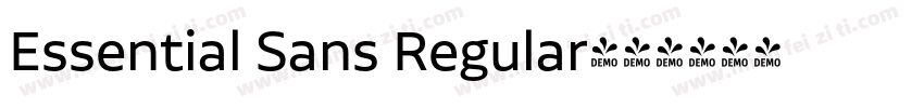 Essential Sans Regular字体转换